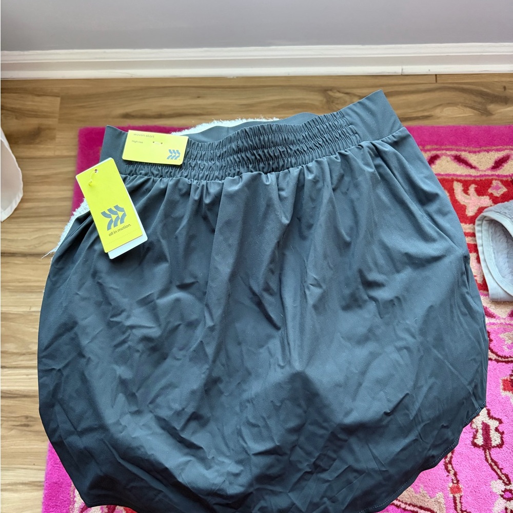 all in motion Black High-Rise Skort